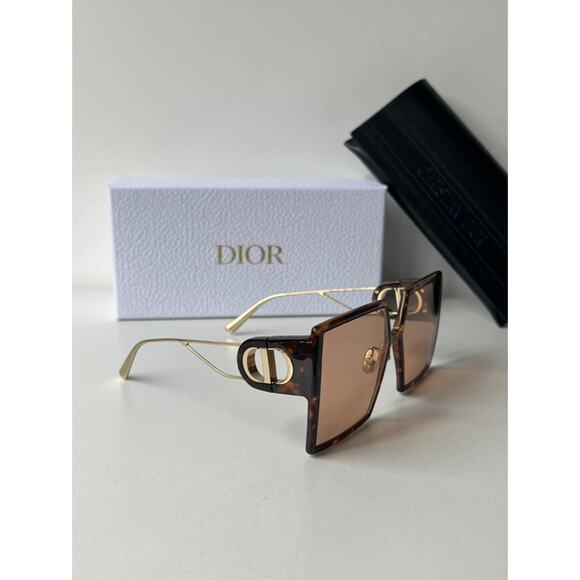 NEW Dior 30Montaigne SU Brown Oversized Square Sunglasses main image 9